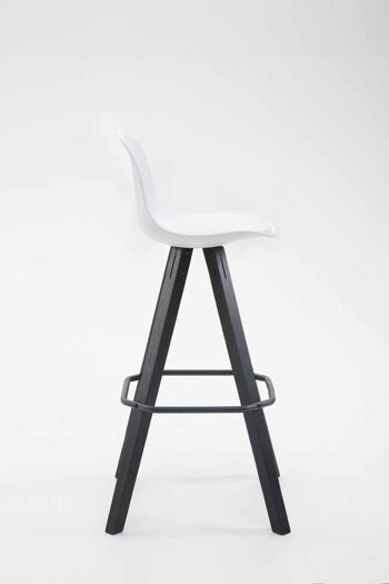 Tabouret de Bar Castegnato Plastique Blanc 5x44cm 2