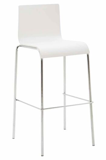 Tabouret de Bar Monteleone Plastique Blanc 7x45cm 1