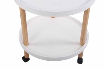Table de Bar Lombriasco Blanc 10x60cm 3