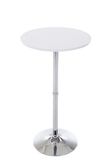Table de Bar Lombardore Blanc 10x60cm 1