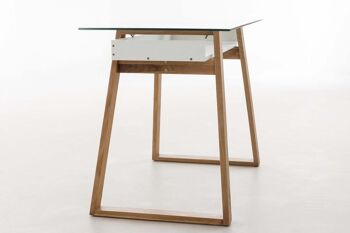 Bureau Castignano Blanc 25x55cm 3