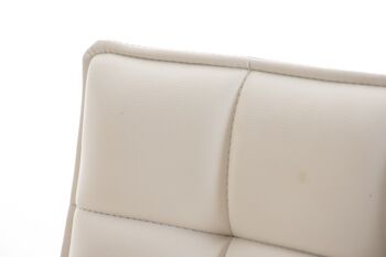 Senigallia Chaise de Bureau Simili Cuir Blanc 9x57cm 6
