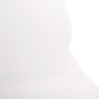 Minucciano Chaise de Bureau Similicuir Blanc 6x50cm 5