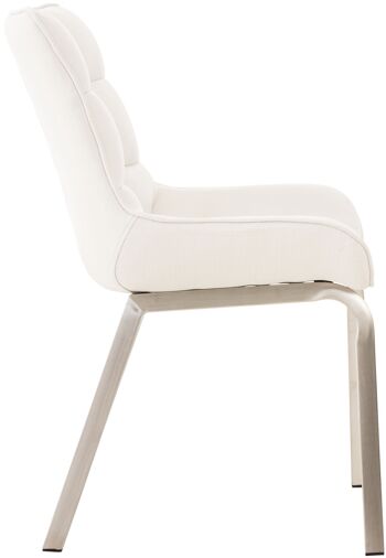 Chaise Padernello Tissu Blanc 8x60cm 3