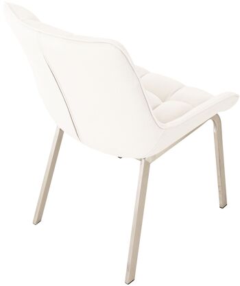 Chaise Padernello Tissu Blanc 8x60cm 4