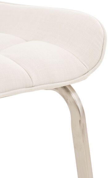 Chaise Padernello Tissu Blanc 8x60cm 7
