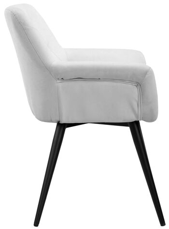 Ciariscelli Chaise de salle à manger Blanc 10x60cm 3