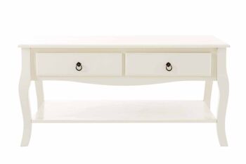 Colle-Lungo Table basse Blanc 21x60cm 2