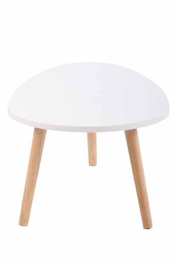 Collemerino Table basse Blanc 11x120cm 1