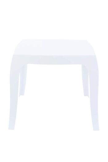 Montaniccio Table d'appoint Blanc 2x51cm 2