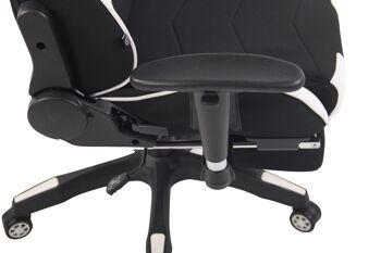Piandelloro Chaise de bureau Tissu Blanc 21x49cm 4