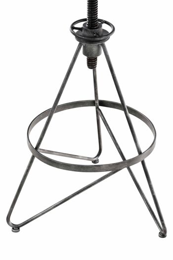 Prisdarello Tabouret de Bar Métal Argent 9x43cm 6