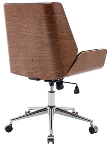Scaricasale Chaise de Bureau Cuir Artificiel Noir 15x65cm 3