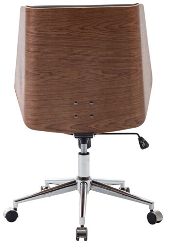 Scaricasale Chaise de Bureau Cuir Artificiel Noir 15x65cm 4