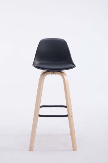 Tabouret de Bar Mercogliano Plastique Noir 4x44cm 2