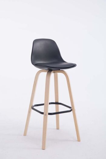 Tabouret de Bar Mercogliano Plastique Noir 4x44cm 3