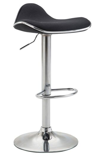 Tabouret Colombarone Tissu Noir 6x45cm 1