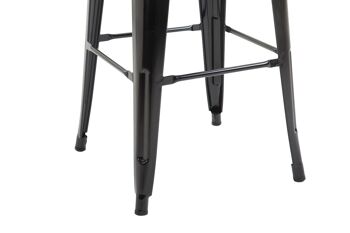 Tabouret de Bar Montegrazie Métal Noir 5x43cm 5