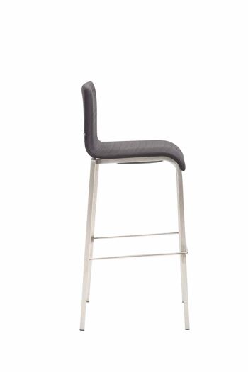 Tabouret Cervignasco Tissu Noir 7x45cm 2