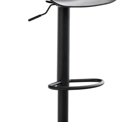 Revigliasco Sgabello Plastica Nero 6x44cm