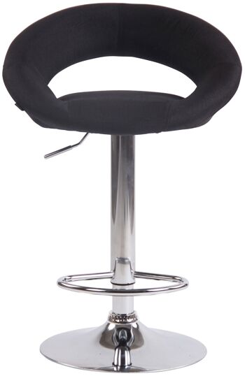 Tagliaferro Tabouret de Bar Tissu Noir 6x47cm 2