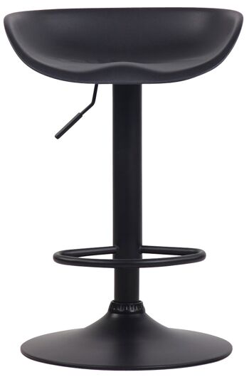 Mombaroccio Tabouret de Bar Plastique Noir 5x43cm 2