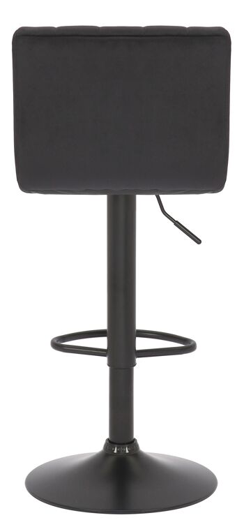 Tabouret Montemerano Velours Noir 7x50cm 3