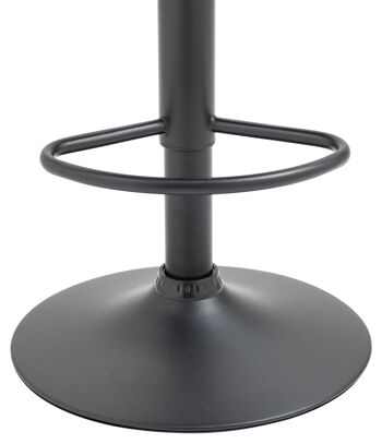 Tabouret de bar Sansepolcro Velours Noir 7x52cm 8