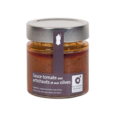 Salsa di pomodoro con carciofi e olive - 200g