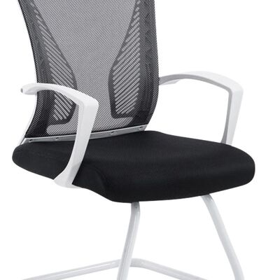 Acquafantasy Bezoekersstoel Stof Zwart 10x56.5cm