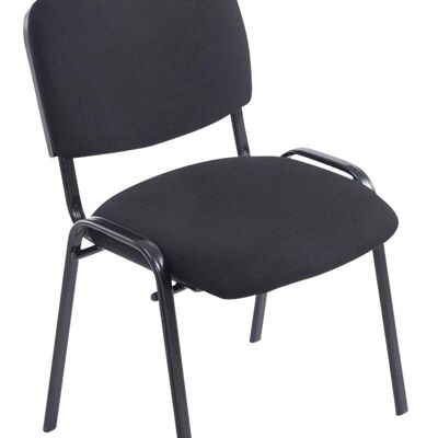 Acquamammone Bezoekersstoel Stof Zwart 6x57cm