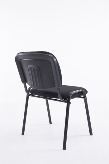 Acquamammone Chaise visiteur Tissu Noir 6x57cm 3