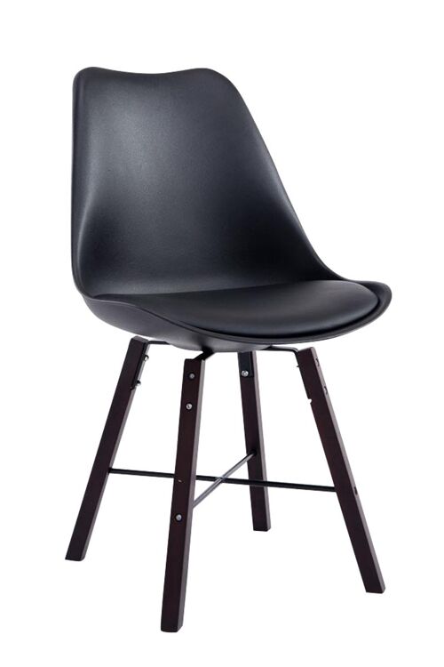 Casalciprano Bezoekersstoel Kunstleer Zwart 6x56cm
