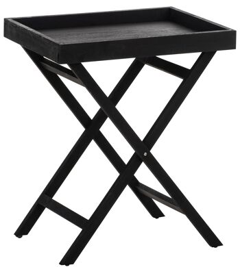 Castelromano Table d'appoint Noir 2x39cm 1