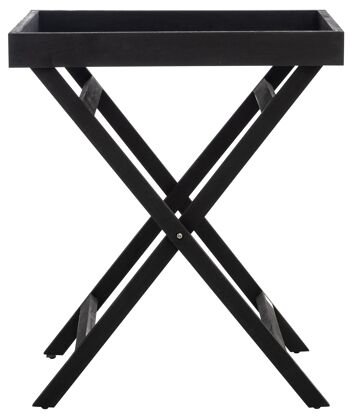 Castelromano Table d'appoint Noir 2x39cm 2