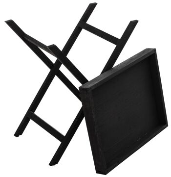 Castelromano Table d'appoint Noir 2x39cm 4
