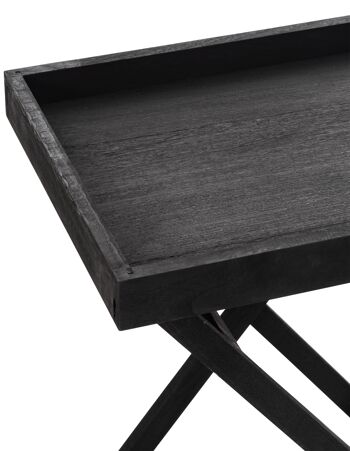 Castelromano Table d'appoint Noir 2x39cm 5