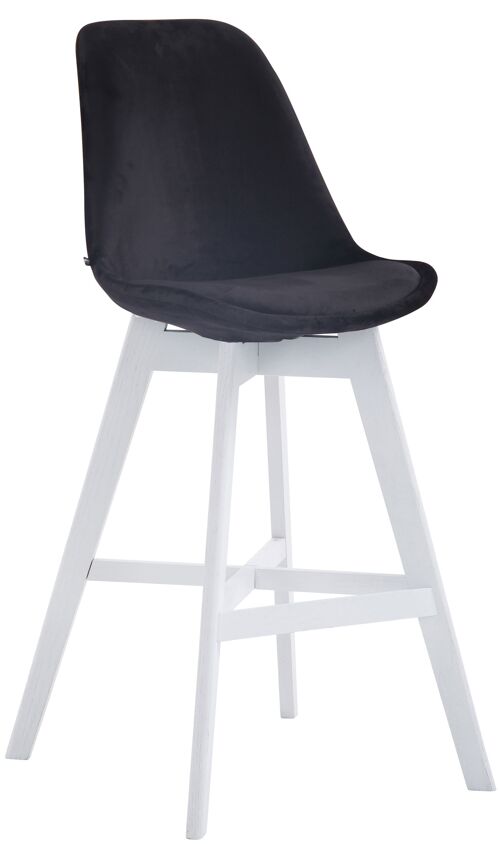 Ciarpellesco Bureaustoel Fluweel Zwart 6x56cm