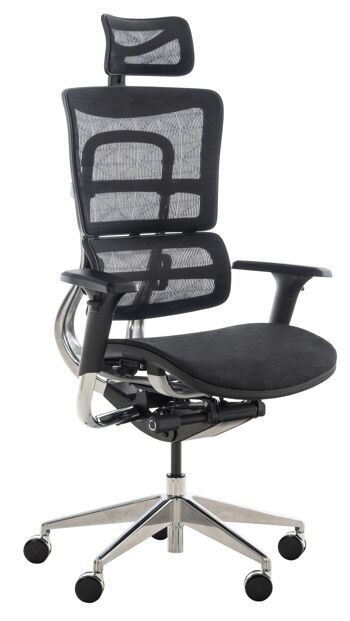 Collebaccaro Chaise de Bureau Plastique Noir 32x70cm 1