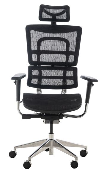 Collebaccaro Chaise de Bureau Plastique Noir 32x70cm 5
