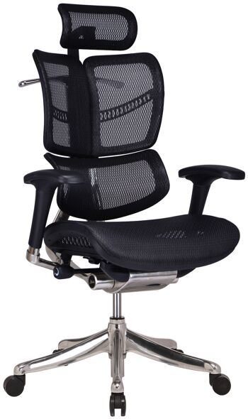 Collecarrise Chaise de Bureau Plastique Noir 26x66cm 1