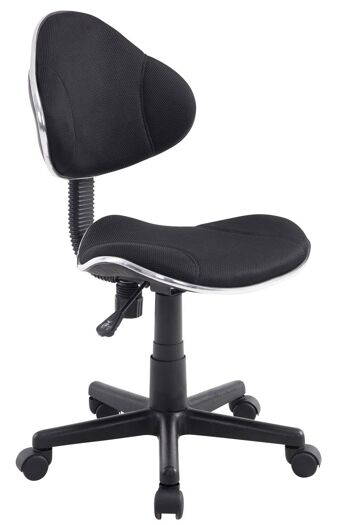 Chaise de Bureau Collemoresco Microfibre Noir 7x43cm 1