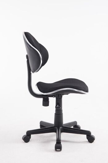 Chaise de Bureau Collemoresco Microfibre Noir 7x43cm 3