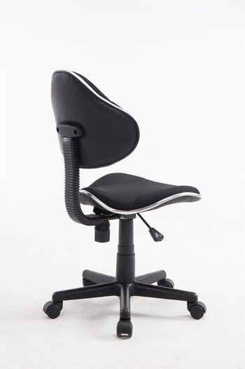 Chaise de Bureau Collemoresco Microfibre Noir 7x43cm 4