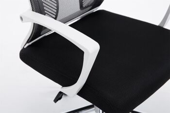 Cruillas-Cep Chaise de Bureau Microfibre Noir 11x56.5cm 6
