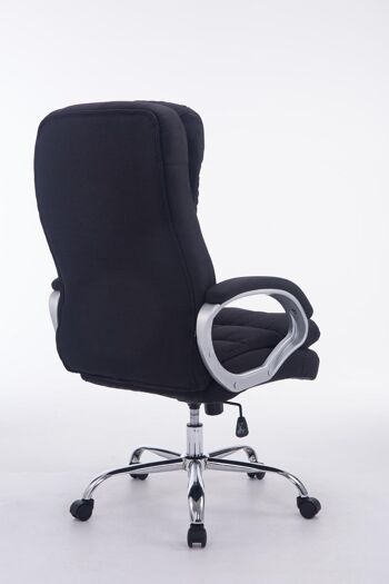 Fontanavazza Chaise de bureau Tissu Noir 16x77cm 2