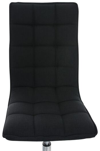 Galligianesi Chaise de bureau Tissu Noir 9x57cm 6