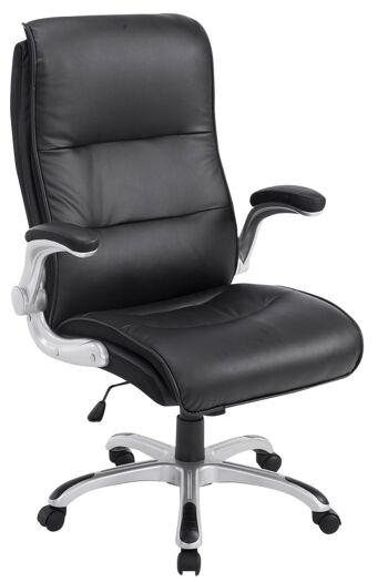 Giardinaccio Chaise de Bureau Simili Cuir Noir 16x76cm 1
