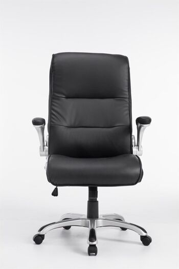 Giardinaccio Chaise de Bureau Simili Cuir Noir 16x76cm 2