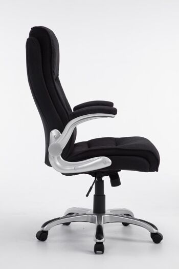Chaise de bureau Gorgoglicino Tissu Noir 16x76cm 3